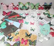 Junk Journal Supplies Scrapbook Set Embellishment Pieces Craft Supplies...