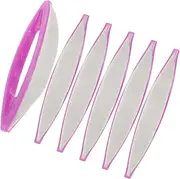 Healeved 6Pcs Portable Manicure Accessory Nail Buffer with Synthetic Sheepskin for Nail Polishing for Manicure and Compact and Lightweight Design