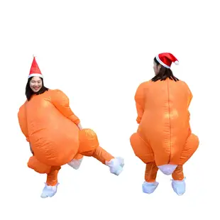 缽缽雞充氣服裝 烤雞充氣服 表演服裝 交換禮物 萬聖節尾牙 搞笑服裝 (7.1折)