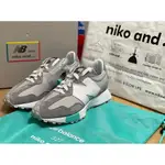 NIKO AND.. X NEW BALANCE 327 灰藍色 休閒鞋 慢跑鞋 MS327RJ1