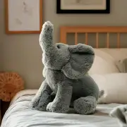 Plush Gray Elephant Stuffed Animal,Soft Plushie,12 Inches