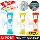 New 3pcs Sandglass Hourglass Mini 3 Minutes Sandglass Hourglass Sand Clock Timer