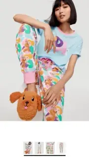 BNWT PETER ALEXANDER LOVE DOGS PANT SIZE S