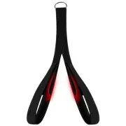 Tricep Rope Cable Attachment 23/29 inch Two Rope Lengths in One Pull Down Rope