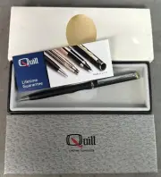 VTG Quill USA ADVERTISEMENT SMITH AND WESSON BallPoint Pen Black Chrome 1993 NOS
