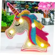Diamond Painting Unicorn with LED Lights DIY Special Shaped Full Unicorn a
