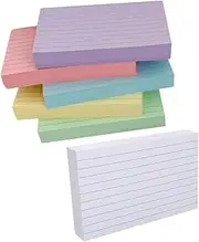 Angoily 300pcs Colorful Index Cards Ruled Notepads for Studying Craft Projects -do Lists Memo for College Students and Office Use