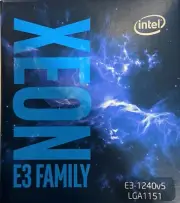 Intel BX80662E31240V5 SR2LD Xeon Processor E3-1240 v5 8M Cache, 3.50 GHz NEW