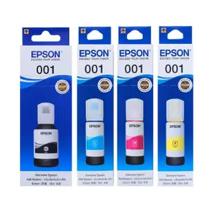 EPSON 001 T03Y100 T03Y200 T03Y300 T03Y400 原廠盒裝墨水 含稅