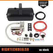 Compressor Onboard System Kit Fits for Train Horn 12V 1 Gal Air Tank 120 Psi