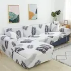 Leaves Printed Sofa Covers Room Couch Cover Corner Sofa Cover Cover Sofa Elastic