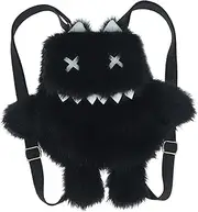 [Dickly] Cat Backpack Plush Bag Adjustable Shoulder Strap Lightweight Animal Backpack