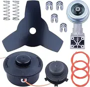DUNLAP Trimmer Gear Head Gearbox Spool Blade Line Kit Fit for STIHL FS120 FS200 FS250 FS55 FS75 FS80 FS85 Grass Trimmer Brushcutter Parts