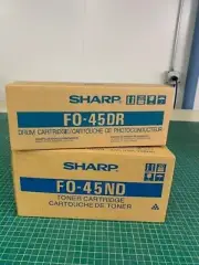 Genuine Sharp FO-45DR & FO-45ND Drum Cartridge & Toner Cartridge Fax Machines
