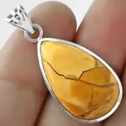 Natural Brecciated Mookaite 925 Sterling Silver Pendant Jewelry P-1002