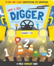 Drive & Seek Digger - A Magic Find & Count Adventure by Jenny Copper NEW Board
