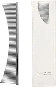 Dog Comb | Professional Cat Grooming Brush | Pet Supplies For Puppy Daily Brushing Routine Sensitive Skin Dematting Tear Stain Care