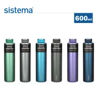 在飛比找momo購物網優惠-【SISTEMA】不鏽鋼真空保溫保冰隨行杯-600ml(顏色