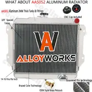 3-CORE ALUMINUM RADIATOR FITS 1987-1999 DAIHATSU ROCKY F70 F75 F80 F85 2.8L MT