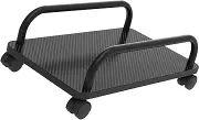AsrMyjcx Computer Host Bracket PC Holder Cart Computer Tower Stand CPU Holder for PC Case Protection, Black