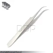 Silver Curved Tip Tweezers for EyeLash Extension Lash Tools Tweezers Suppliers
