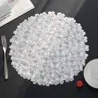 Peony Flower Place Mat Heat-Resistant Cup Mat Creative Table Mat