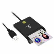 Smart Card Reader DOD Military USB Common Access CAC use with Window,MacOS,Linux