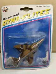Vintage 1993 Zylmex ZEE Dyna Flites Die Cast metal fighter jet plane