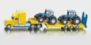 1805 FARMER SIKU Truck / Low Loader / 2 New Holland T7070 Tractors 1:87 Diecast