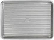 USA Pan Bakeware Half Sheet Pan, Warp Resistant Nonstick Baking Pan, Made in The USA from Aluminized Steel 17.75 x 12.75 x 1