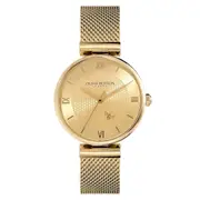 Olivia Burton Gold Steel Mesh Women's Watch - 24000096