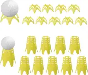 20 Pcs Practical Golf Simulator Tees, Golf Tee Launch Pad for Winter Grass and P