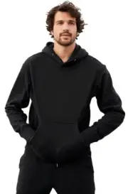 Velvet by Graham & Spencer Mens Luc Pullover Hoodie Small Black - NWT $198