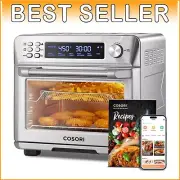Smart 12-in-1 Air Fryer Toaster Oven Combo - 26QT Stainless Steel Masterpiece