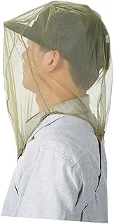 Gogogmee 2Pcs Army Green Mosquito Head Net Face Mesh Net for Outdoor Protection Against Insects for Hiking Camping Walking Climbing Activities