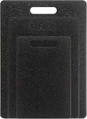 1Set of Three Cutting Boards and a Set of Plastic Cutting Boards - Perfect for Slicing and diced, Lightweight, BPA Free, Recyclable Materials, Easy to Clean, Ideal for Kitchen Preparation