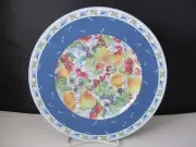 FITZ AND FLOYD ALFRESCO SALAD/ ACCENT PLATE- FRUIT- 9 1/4" -0511F