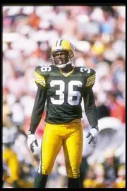 Defensive back LeRoy Butler Green Bay Packers during the Packer- 1996 Old Photo