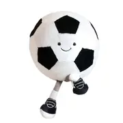 Doll with Feet Plush Doll Toys Card Love Plush Pillow Fun Shape Plush Doll Cushion Home Plush Ornament Football Photo Color