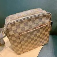 在飛比找PopChill優惠-[二手] 【Louis Vuitton】Olav PM 棋盤