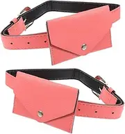 [DEARMAMY] 2pcs Kids Travel Waist Bag Belt Bag Toddler Present Fanny Pack Abdominal Fanny Pack Belt Bag Fanny Pack for Girls Kids Belt Bags