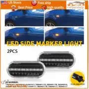 2X Dynamic LED Amber Side Marker Light For 1999-2004 Volkswagen B5/B5.5 Passat (for: Volkswagen)