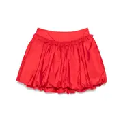 [Simone Rocha] Simone Rocha Gathered-detail Mini Skirt 6 UK RED