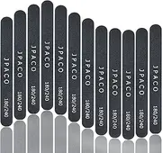 JPACO 12 PCS Professional Nail Files 180 240 Grit