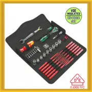 Wera VDE INSULATED Kraftform Kompakt W 2 Metric Maintenance 35-Piece Set (NEW)
