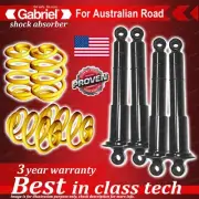 Rear Gabriel Ultra Spring Seat Shocks + Lowered Coils for Jaguar Daimler XJ6 XJS (for: Jaguar)