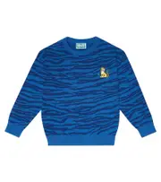 [Kenzo Kids] Kenzo Kids Tiger logo cotton jersey sweater Y 8 multicoloured