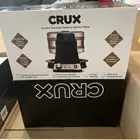 Crux Double Rotating Belgian Waffle Maker with Nonstick Plates, Stainless Steel