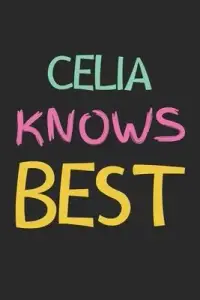 在飛比找博客來優惠-Celia Knows Best: Lined Journa