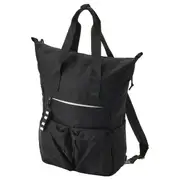 VÄRLDENS backpack, black, 31x15x49 cm/26 l